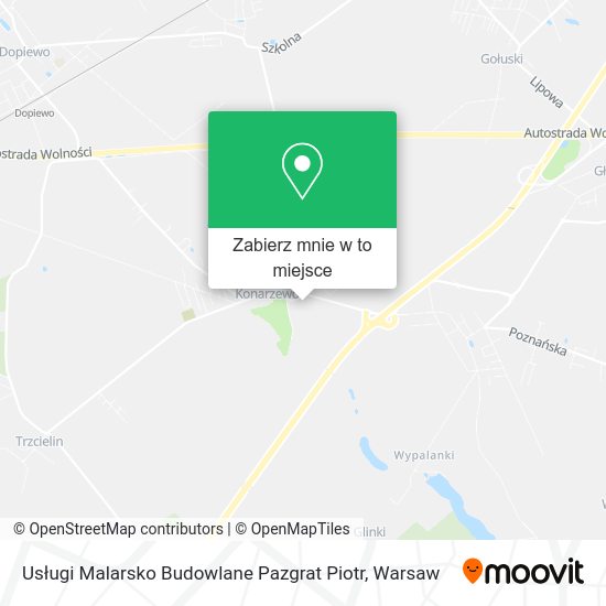 Mapa Usługi Malarsko Budowlane Pazgrat Piotr