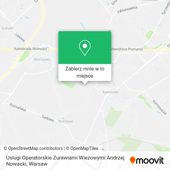 Mapa Uslugi Operatorskie Zurawiami Wiezowymi Andrzej Nowacki