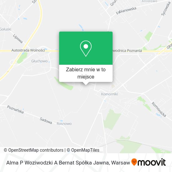 Mapa Alma P Woziwodzki A Bernat Spółka Jawna