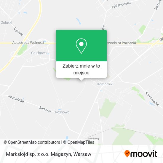 Mapa Markslojd sp. z o.o. Magazyn