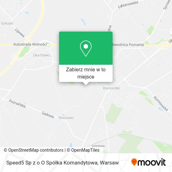 Mapa Speed5 Sp z o O Spółka Komandytowa