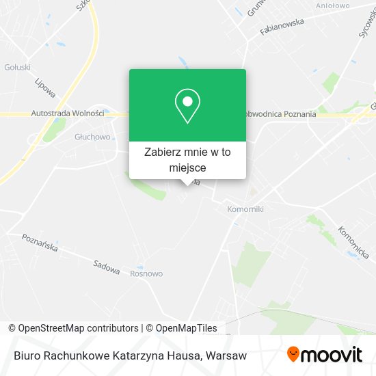 Mapa Biuro Rachunkowe Katarzyna Hausa