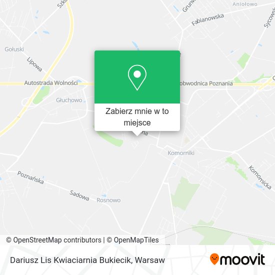 Mapa Dariusz Lis Kwiaciarnia Bukiecik