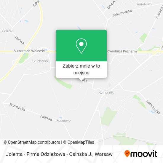 Mapa Jolenta - Firma Odzieżowa - Osińska J.