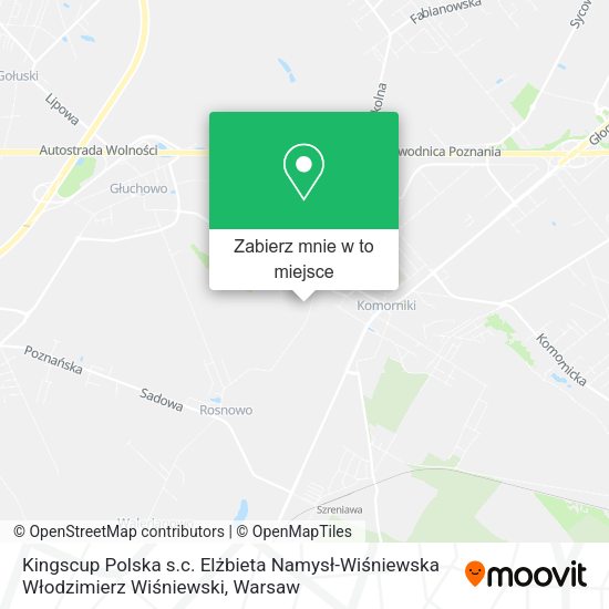 Mapa Kingscup Polska s.c. Elżbieta Namysł-Wiśniewska Włodzimierz Wiśniewski