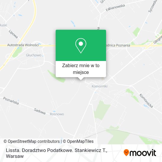 Mapa Lissta. Doradztwo Podatkowe. Stankiewicz T.