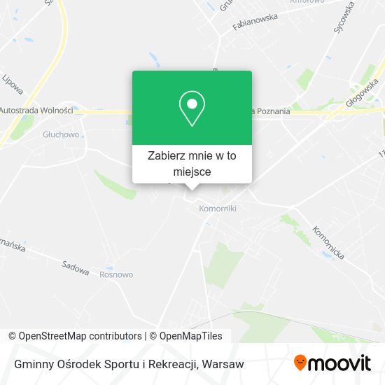 Mapa Gminny Ośrodek Sportu i Rekreacji