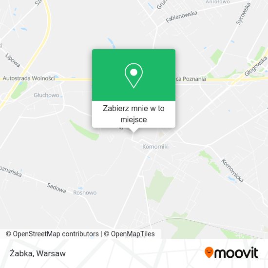 Mapa Żabka