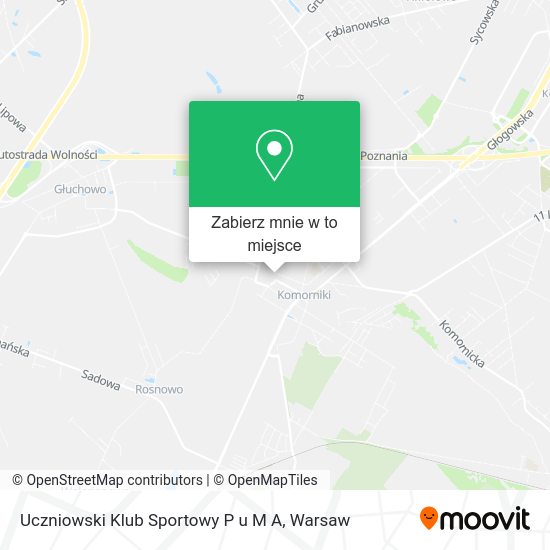 Mapa Uczniowski Klub Sportowy P u M A