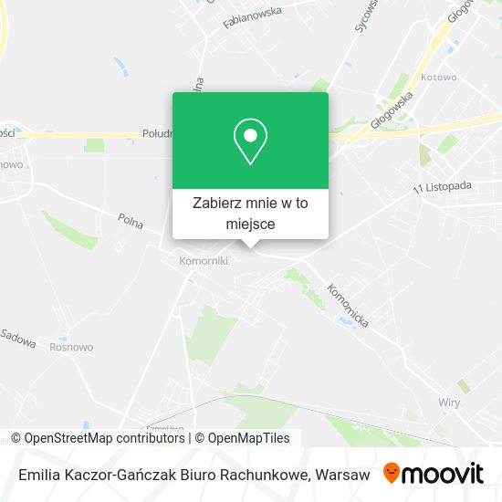 Mapa Emilia Kaczor-Gańczak Biuro Rachunkowe