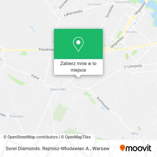 Mapa Sorel Diamonds. Rejmisz-Włodawiec A.