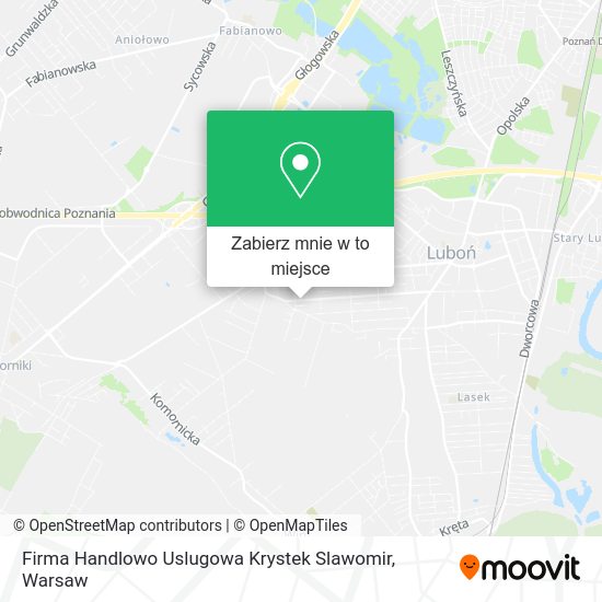 Mapa Firma Handlowo Uslugowa Krystek Slawomir