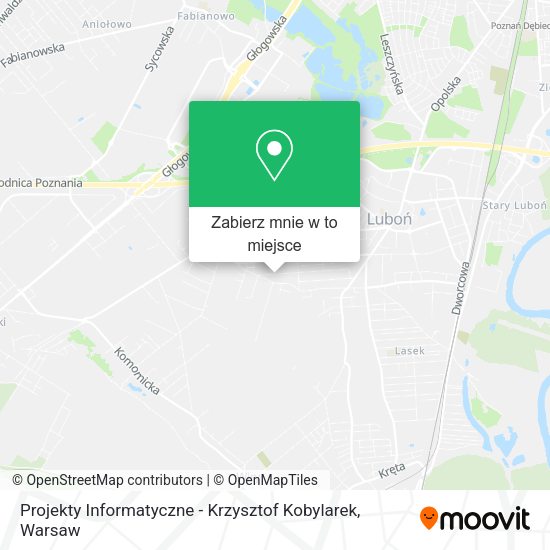 Mapa Projekty Informatyczne - Krzysztof Kobylarek