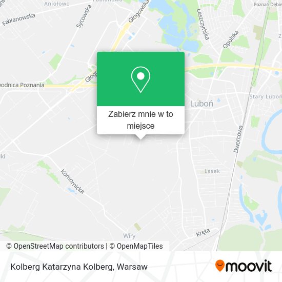 Mapa Kolberg Katarzyna Kolberg