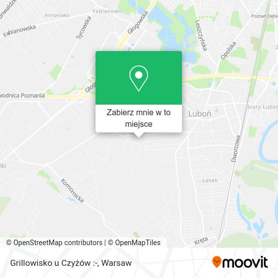 Mapa Grillowisko u Czyżów :-