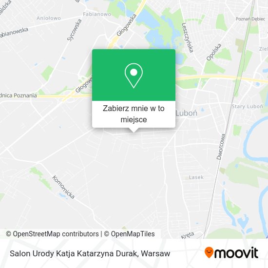 Mapa Salon Urody Katja Katarzyna Durak