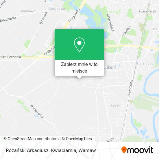 Mapa Różański Arkadiusz. Kwiaciarnia