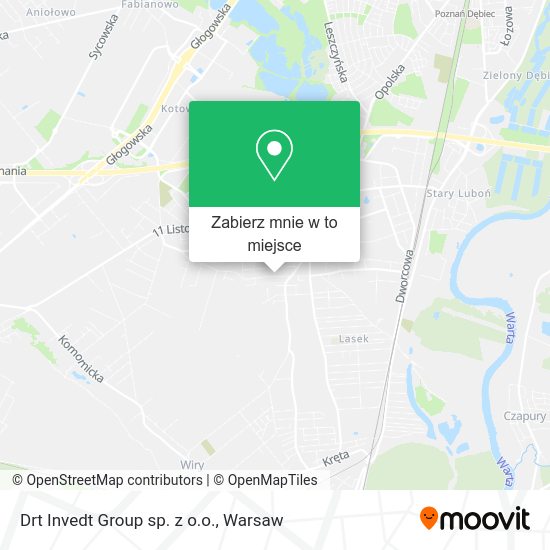 Mapa Drt Invedt Group sp. z o.o.