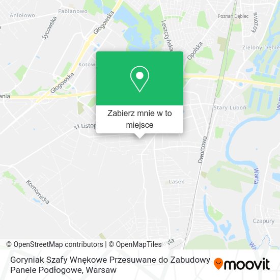 Mapa Goryniak Szafy Wnękowe Przesuwane do Zabudowy Panele Podłogowe