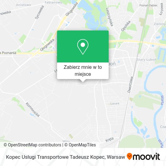 Mapa Kopec Uslugi Transportowe Tadeusz Kopec