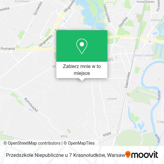 Mapa Przedszkole Niepubliczne u 7 Krasnoludków