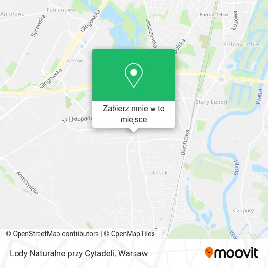 Mapa Lody Naturalne przy Cytadeli