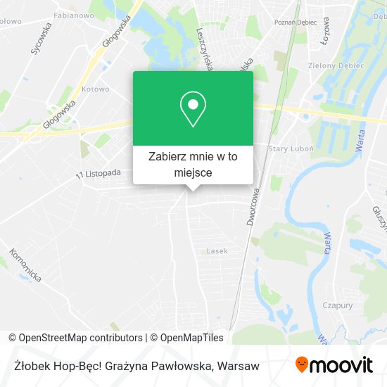 Mapa Żłobek Hop-Bęc! Grażyna Pawłowska