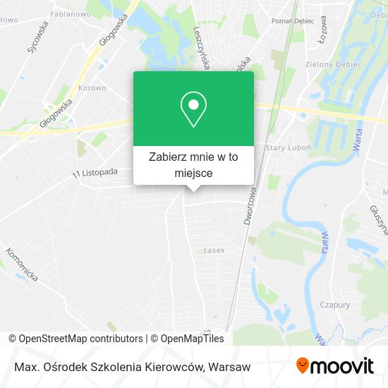 Mapa Max. Ośrodek Szkolenia Kierowców