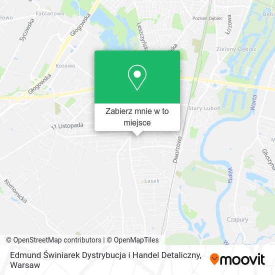 Mapa Edmund Świniarek Dystrybucja i Handel Detaliczny