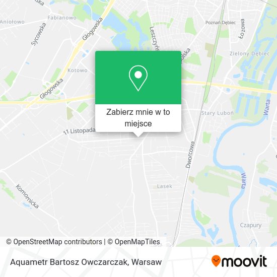 Mapa Aquametr Bartosz Owczarczak