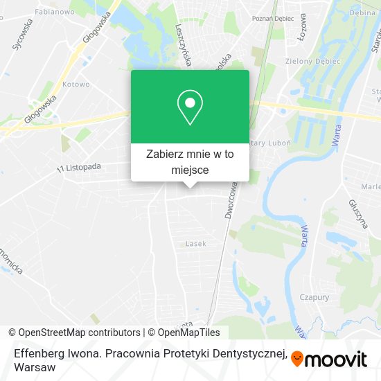 Mapa Effenberg Iwona. Pracownia Protetyki Dentystycznej