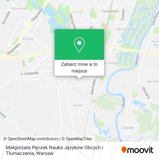 Mapa Małgorzata Pęczek Nauka Języków Obcych i Tłumaczenia