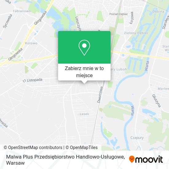 Mapa Malwa Plus Przedsiębiorstwo Handlowo-Usługowe