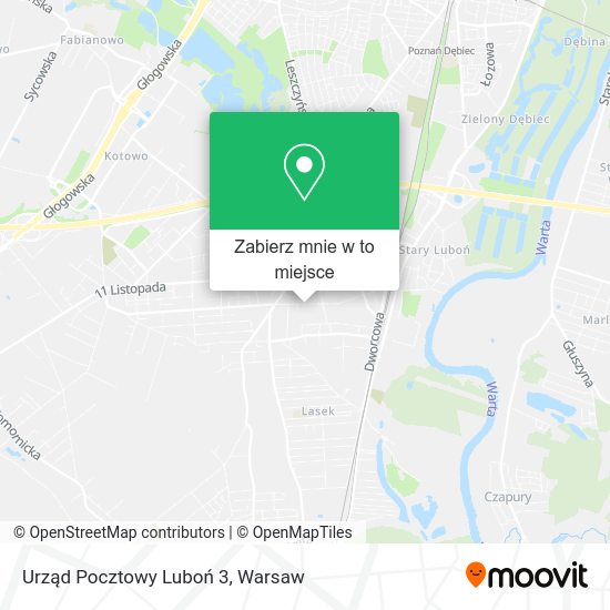 Mapa Urząd Pocztowy Luboń 3