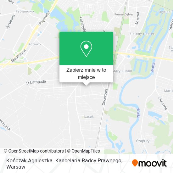 Mapa Kończak Agnieszka. Kancelaria Radcy Prawnego