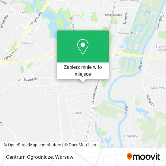 Mapa Centrum Ogrodnicze