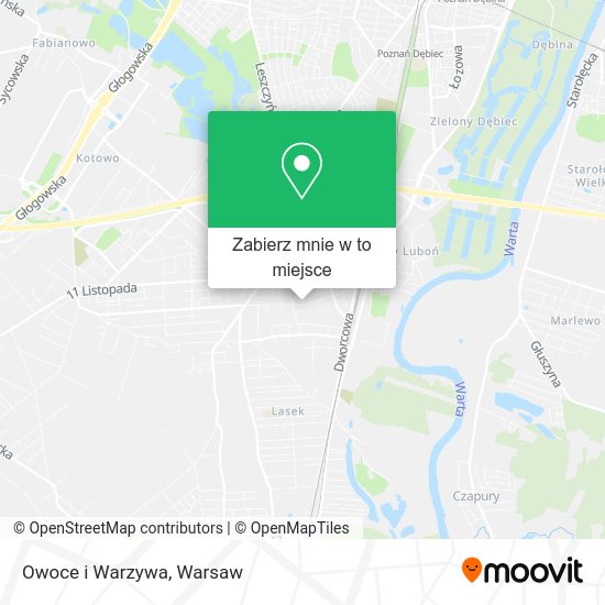 Mapa Owoce i Warzywa