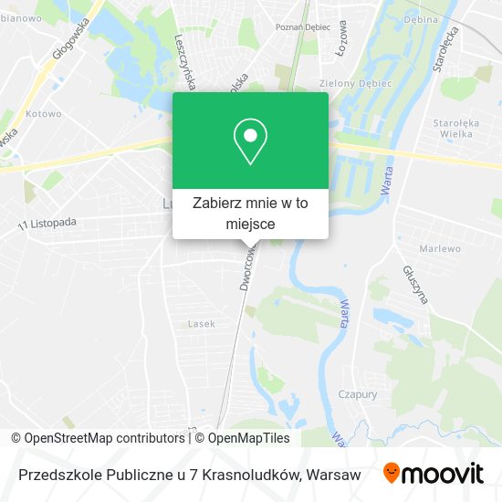 Mapa Przedszkole Publiczne u 7 Krasnoludków