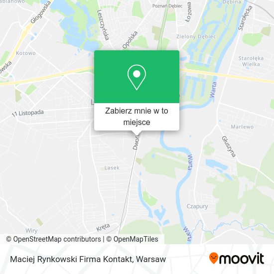 Mapa Maciej Rynkowski Firma Kontakt