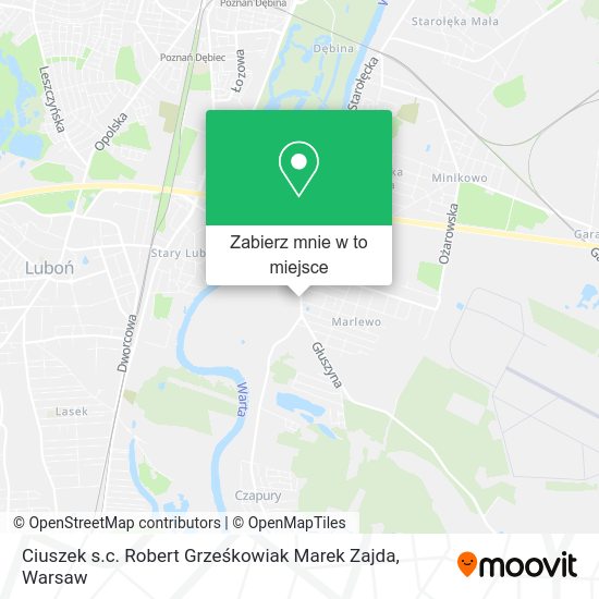 Mapa Ciuszek s.c. Robert Grześkowiak Marek Zajda