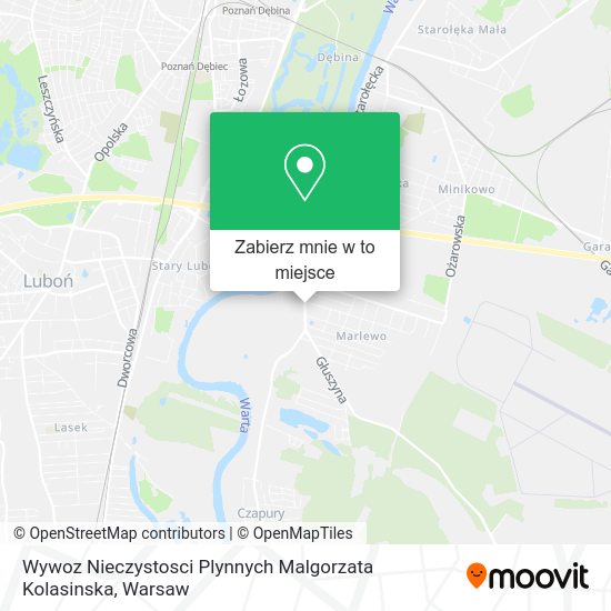 Mapa Wywoz Nieczystosci Plynnych Malgorzata Kolasinska