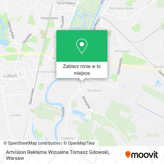 Mapa Artvision Reklama Wizualna Tomasz Gdowski