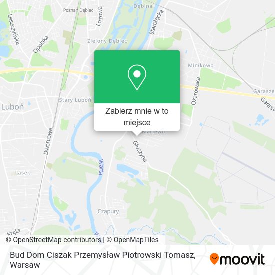 Mapa Bud Dom Ciszak Przemysław Piotrowski Tomasz