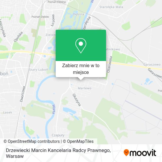 Mapa Drzewiecki Marcin Kancelaria Radcy Prawnego