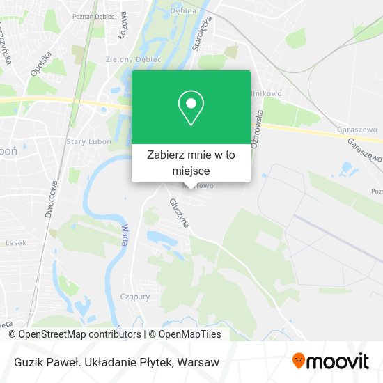 Mapa Guzik Paweł. Układanie Płytek