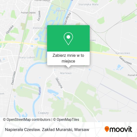 Mapa Napierała Czesław. Zakład Murarski