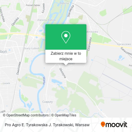 Mapa Pro Agro E. Tyrakowska J. Tyrakowski