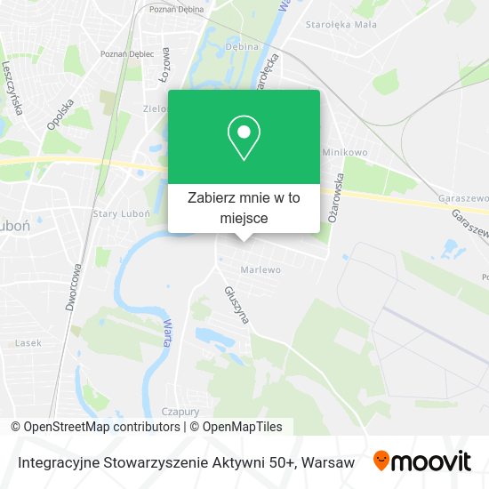 Mapa Integracyjne Stowarzyszenie Aktywni 50+