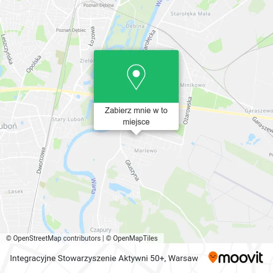 Mapa Integracyjne Stowarzyszenie Aktywni 50+
