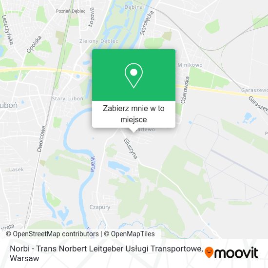 Mapa Norbi - Trans Norbert Leitgeber Usługi Transportowe